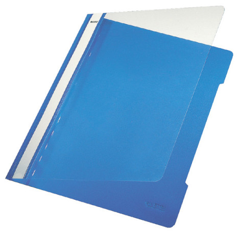 Snelhechter Leitz Standaard A4 gerecycled PP blauw
