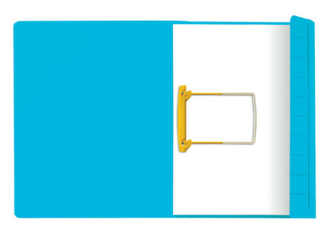 Clipmap Secolor A4 100% gerecycled karton 250gr blauw verpakt per 10 stuks