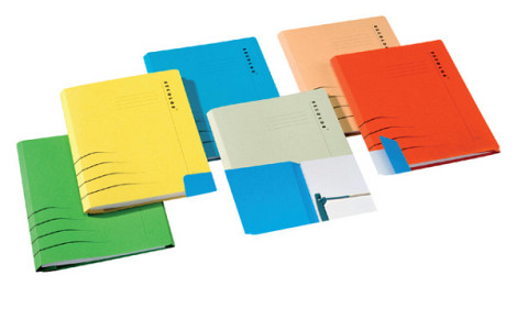 Combimap Secolor folio 1 klep 270gr rood