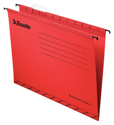 Hangmap Esselte Classic folio V-bodem 382x240mm rood