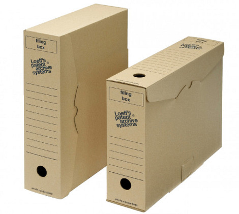 Archiefdoos Loeff's Filing Box 3003 folio 345x250x80mm karton
