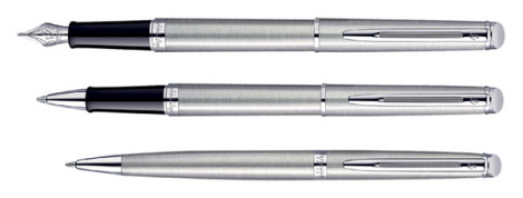Balpen Waterman Hémisphère stainless steel CT medium