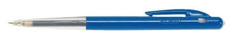 Balpen Bic M10 medium blauw blister à 2 stuks