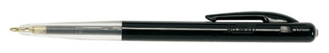 Balpen Bic M10 medium zwart met EAN