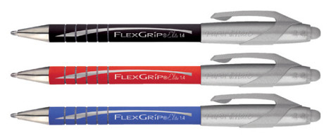 Balpen Paper Mate Flexgrip Elite breed rood
