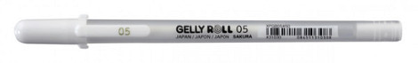 Gelschrijver Sakura Gelly Roll Basic 05 0.3mm wit