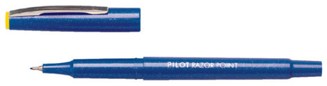 Fineliner PILOT Razor Point fijn blauw