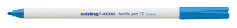 Viltstift edding 4600 textiel rond 1mm lichtblauw