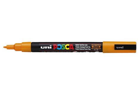 Verfstift Posca PC3M fijn oranje