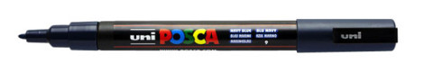 Verfstift Posca PC3M fijn marineblauw