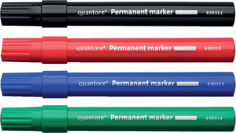 Permanent marker Quantore rond 1-1.5mm blauw