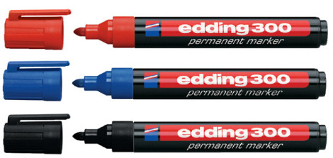 Viltstift edding 300 rond 1.5-3mm rood
