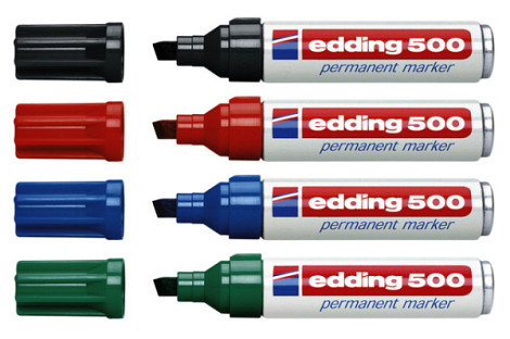 Viltstift edding 500 schuin 2-7mm groen