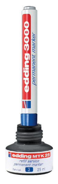 Viltstift edding 3000 rond 1.5-3mm blauw