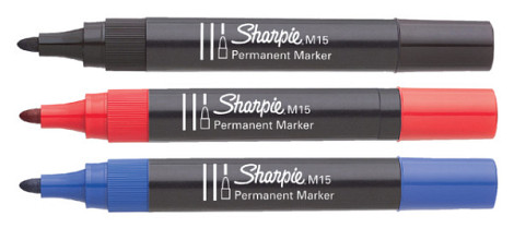 Viltstift Sharpie rond M15 1.8mm zwart