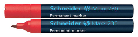 Viltstift Schneider Maxx 230 rond 1-3mm rood