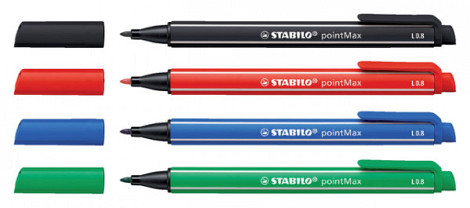 Viltstift STABILO pointMax 488/32 ultramarijn