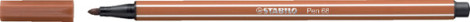 Viltstift STABILO Pen 68/75 medium sienna