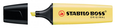 Markeerstift STABILO BOSS Original 70/144 pastel geel