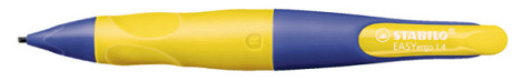 Vulpotlood STABILO Easyergo 1.4mm HB rechtshandig paars/neon geel blister à 1 stuk