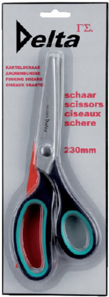 Schaar Reuser kartelschaar 230mm RVS met softgrip