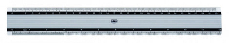 Liniaal M+R 1830 300mm aluminium
