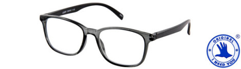 Leesbril I Need You +1.00 dpt Lucky grijs-zwart