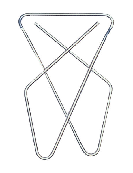 Vlinderclip n°10/40mm, gegalvaniseerd, doos met 50 clips