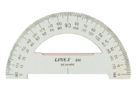 Gradenboog Linex 910 diameter 10cm 180graden transparant