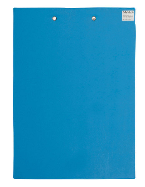 Klembord MAUL A4 staand PVC lichtblauw