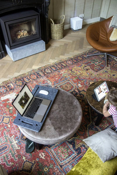 Laptoponderzetter Djois Skote zwart