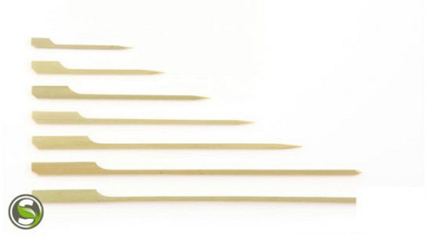 Bamboe prikker / bbq pen 18cm + oor 250 stuks