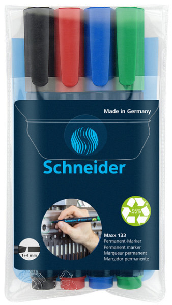Viltstift Schneider Maxx 133 beitel 1-4mm assorti