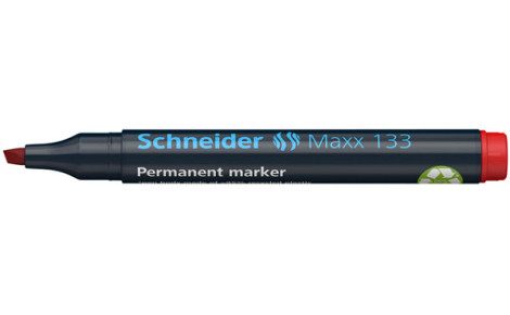 Viltstift Schneider Maxx 133 beitel 1-4mm rood