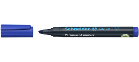 Viltstift Schneider Maxx 133 beitel 1-4mm blauw