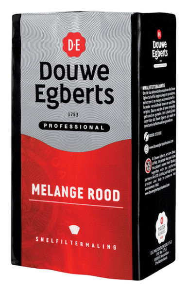 Koffie Douwe Egberts snelfiltermaling Melange Rood 500gr