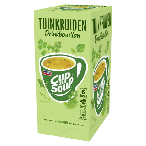 Cup-a-Soup Unox heldere bouillon tuinkruiden 175ml