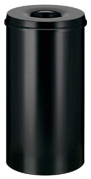 Papierbak met vlamdover Vepabins 50 liter 335mm zwart