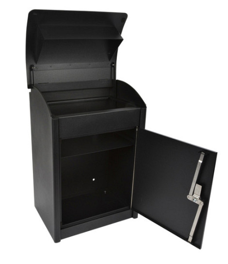 Pakketbrievenbus Malmo 360x260x505mm zwart