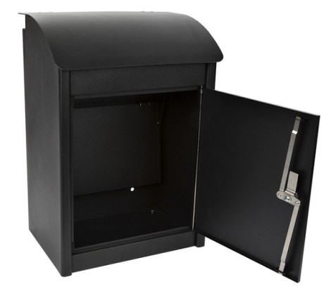 Pakketbrievenbus Malmo 360x260x505mm zwart