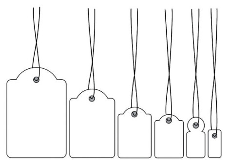 Label Apli karton nr 389 18x29mm wit 1000 stuks