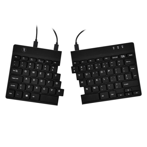 Ergonomisch toetsenbord R-Go Tools Split break Azerty zwart