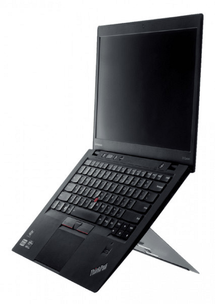 Ergonomische laptopstandaard R-Go Tools Riser attachable zwart