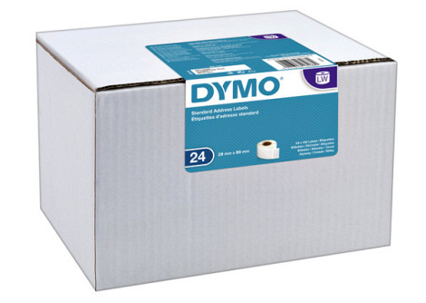Etiket Dymo labelwriter 13188 28mmx89mm adres doos à 24 rol à 130 stuks