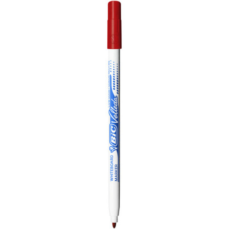 Viltstift Bic Velleda 1721 whiteboard rond fijn rood