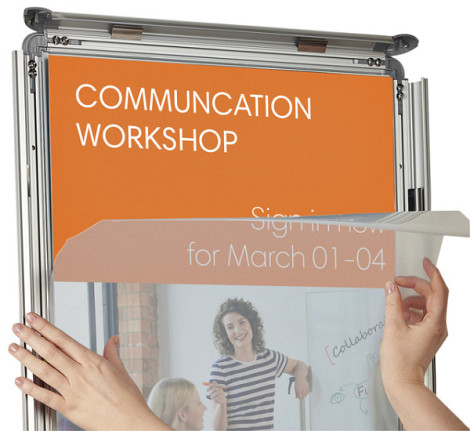 Kliklijst Nobo Essence A1 84,1x59,4cm aluminium