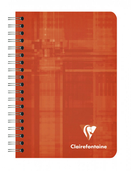 Notitieboek Clairefontaine A7+ 95x140 ruit 5x5 100blz 90gr assorti