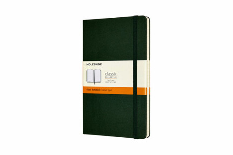 Notitieboek Moleskine large 130x210mm lijn hard cover myrtle green