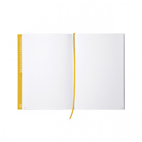 Notitieboek Octàgon FUN A5 135x200mm dots geel