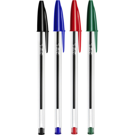 Balpen Bic Cristal medium groen